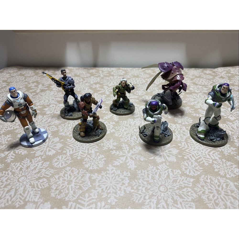 Buzz Lightyear Movie Characters Figure Lot of 7 – Disney Pixar Lightyear Toys
